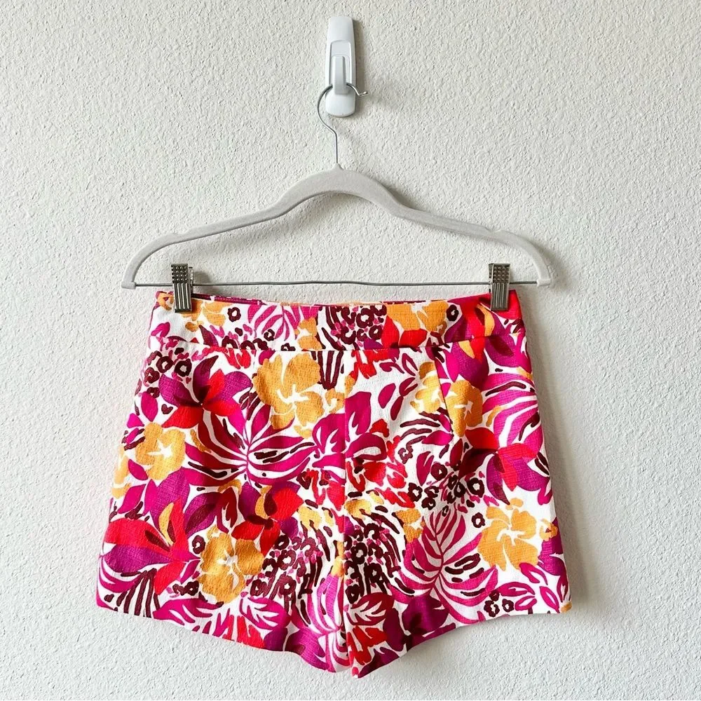 NWT Trina Turk Corbin 2 Shorts in Pink Size 0 - Picture 5 of 9